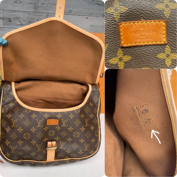 ✅Authentic ✅LOUIS VUITTON Saumur 35 Crossbody - Picture 13 of 16